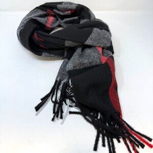 🎁Gift Giving! Mens Cashmere Feel Scarf Black